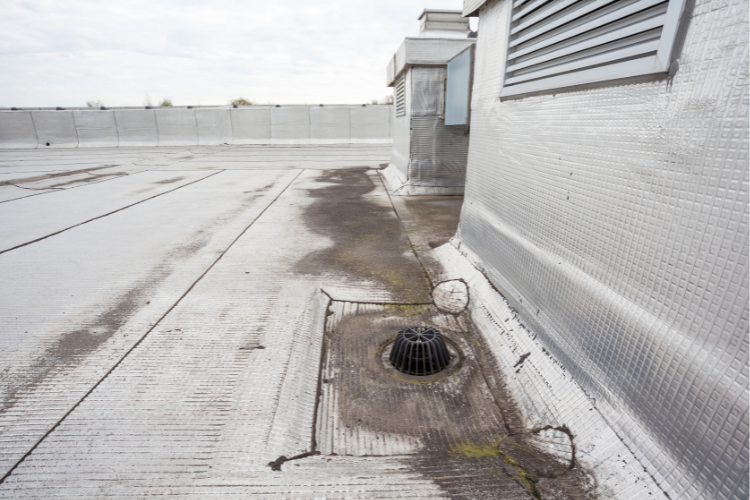 High Inspectations rooftop drain repair