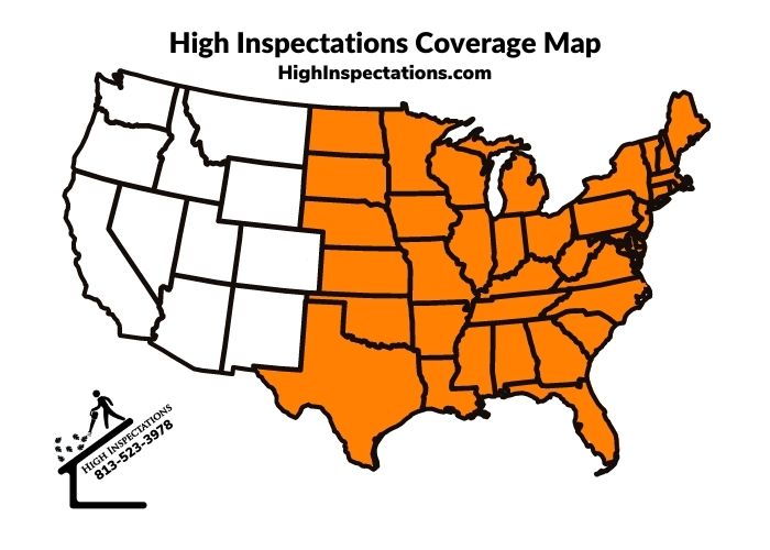 Contact us High Inspectations Coverage Map